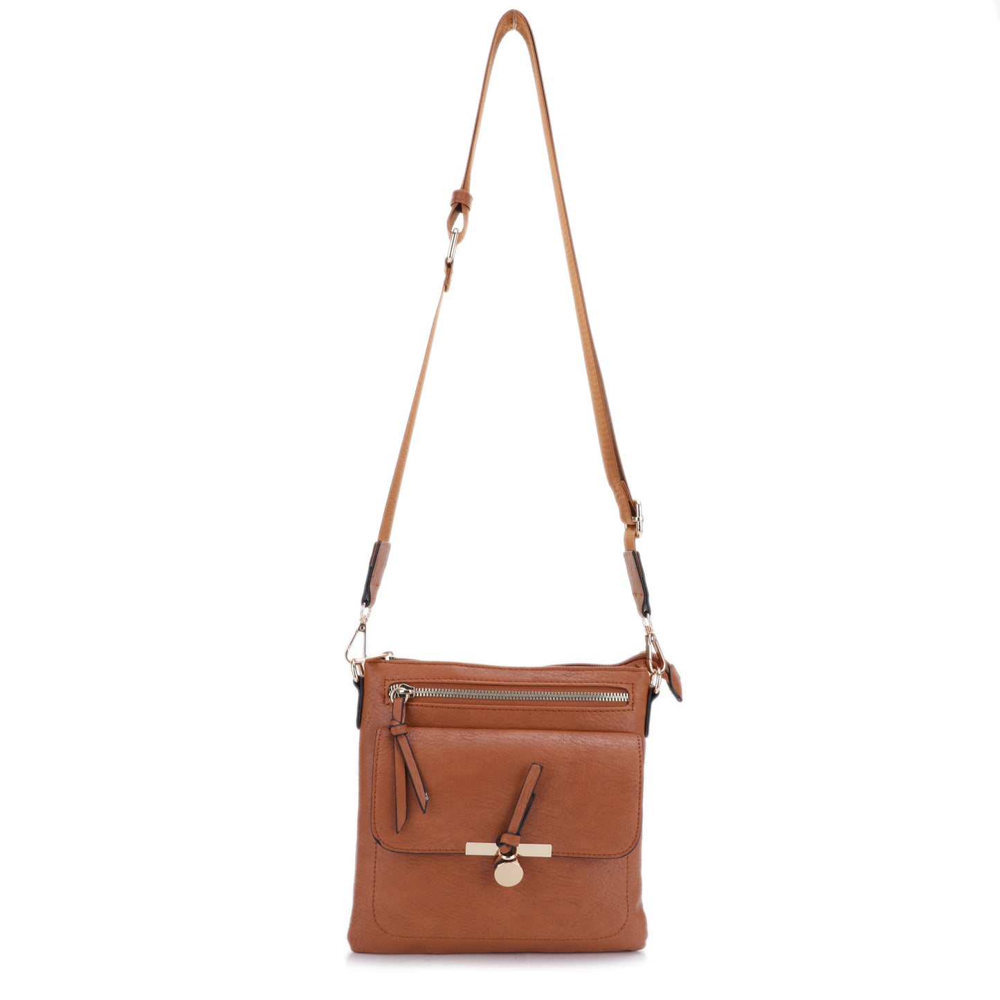 Donna & Becky Esther Double Zip Webbing Xbody