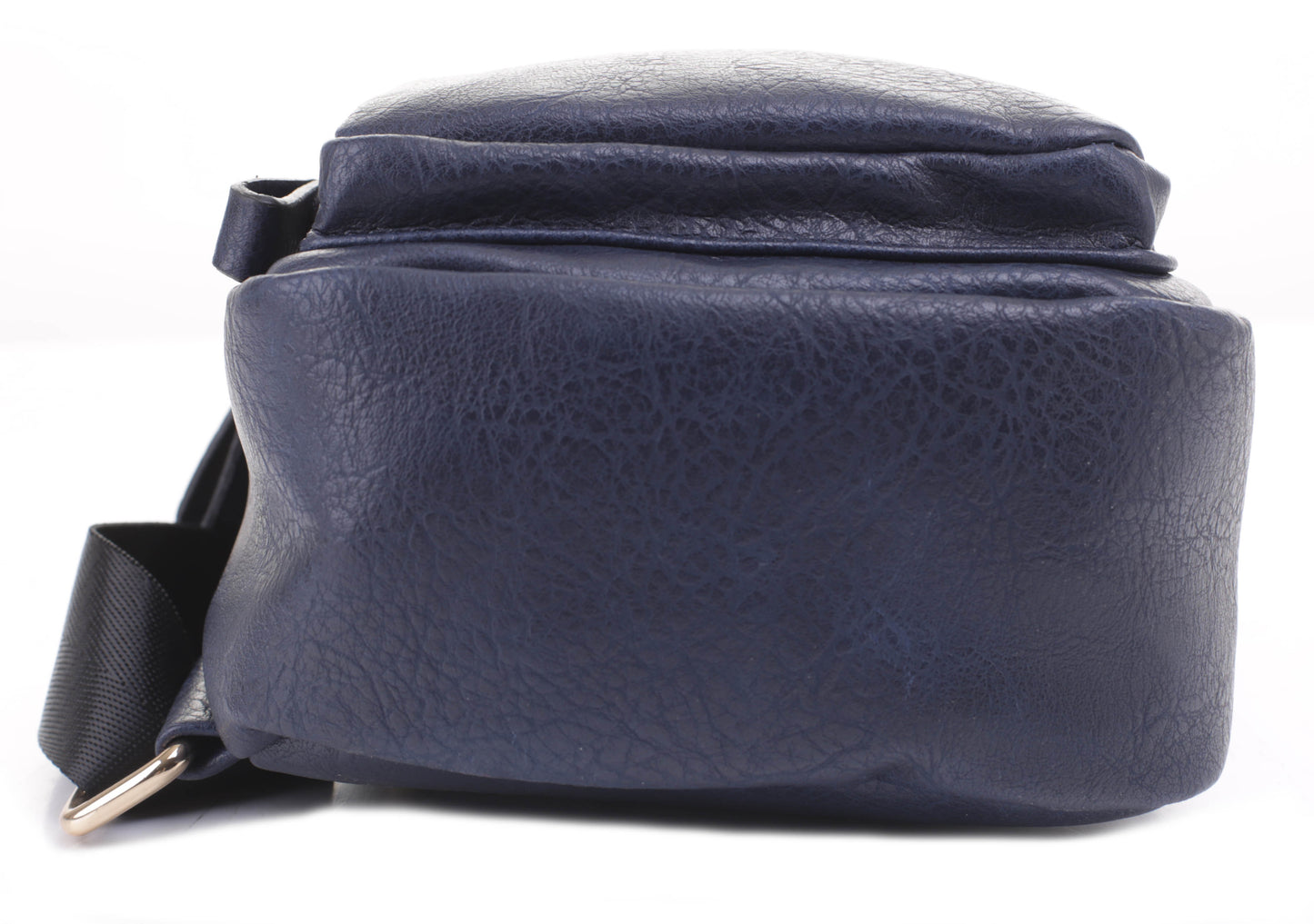 Violet Sling Bag With Front Zipper and Zipper Pocket