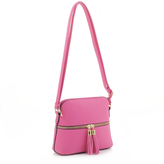 DIANA Dome Crossbody with front Tassel