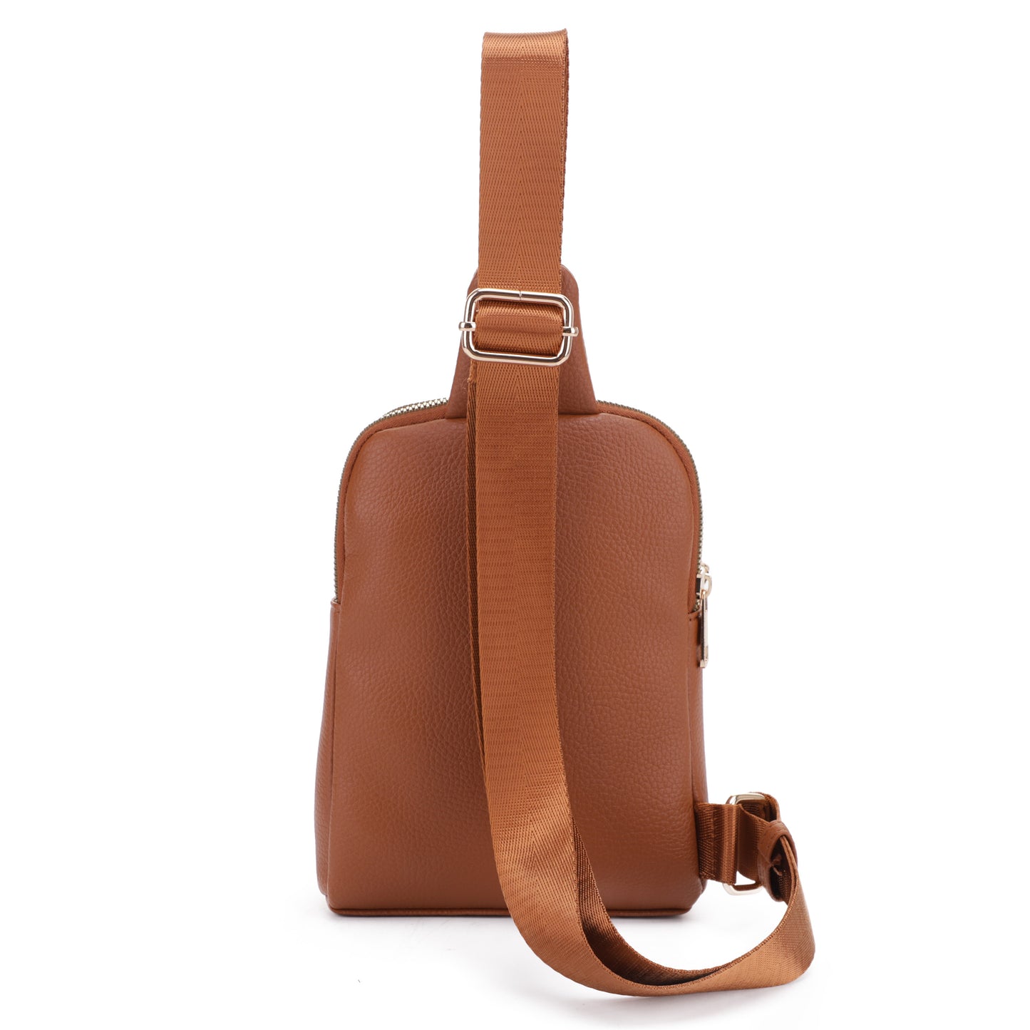 Riley Double Top Zipper Sling with Swag Chain